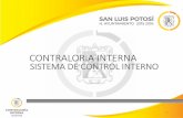 Sistema de Control Interno - intranet.sanluis.gob.mxintranet.sanluis.gob.mx/wp-content/uploads/2017/07/SCI-CONTRALORIA... · jerárquico. Servidores Públicos de Operativo : cuarto