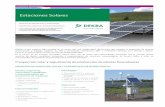 Estaciones Solares - dekra-ambio.es · estructuras fijas y seguidores solares, cálculo MMP • Comparación de pérdidas de rendimiento de generadores fotovoltaicos en condiciones