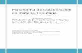 Plataforma de Colaboración en materia Tributaria - oecd.org · Este documento ha sido elaborado en el marco de la Plataforma de Colaboración en materia Tributaria (PCT), bajo la
