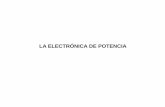 LA ELECTRÓNICA DE POTENCIA - lisandrolanfranco.comlisandrolanfranco.com/wp-content/uploads/2016/03/Diodo-de-potencia... · •IR = Corriente inversa (corriente de fuga) Parámetros