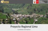Proyecto Regional Lima · FITEL Misión Visión “Promover el acceso y uso de los servicios de telecomunicaciones en áreas rurales y lugares de preferente interés social”