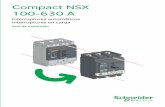 Compact NSX 100-630 A - schneider-electric.com · TM-D y TM-G pueden usarse a 400 Hz y 16Hz 2/3 con los ajustes convenientes. ... con regulación ﬁ na y teclado Protección de N