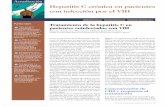 Hepatitis C crónica en pacientes con infección por el VIHaeeh.es/wp-content/uploads/2011/12/v10n1a655pdf001.pdf · te del genotipo3. en algunos casos concretos, la pauta recomendada