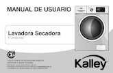 MANUAL DE USUARIO - kalley.com.co · Antes de realizar cualquier mantenimiento del aparato, desconéctelo de la red de alimentación eléctrica. ... han sido contaminadas por productos