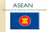 ASEAN - eva.udelar.edu.uy · Creación de la ASEAN 2007 Adopción de la Carta de la ASEAN, entra en vigor en el 2008 y le da personalidad jurídica a la Organización (bandera, emblema