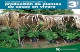 Aprendiendo e innovando sobre la G producción de plantas ...sustainabilityxchange.info/filesagri/R-MT-guia3-Produccion en... · Plantas de cacao resistentes a plagas y enfermedades