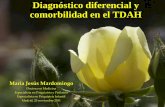 Diagnóstico diferencial y comorbilidad en el TDAH · Riesgo en familiares de niños con TDAH TC TDAH + = Se multiplica por 3 el riesgo de TND. (Faraone, 1992) TND TDAH + = Se multiplica