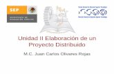 Unidad II Elaboración de un Proyecto Distribuidodsc.itmorelia.edu.mx/~jcolivares/courses/sd107v/sd1_u2.pdf · 2014-02-07 · 2.3 Documentación 2.4 GUI2.4 GUI s’s. ... • Usar