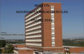 BOLETÍN NOVEDADES BIBLIOGRÁFICAS ENERO 2016n enero... · present, the volume elaborates on the interplay between the current crisis and the memory of everyday life activities, with