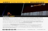 ANDY STALMAN “MR. BRANDING - Comite Textilcomitetextilperu.com/docs/Bio_AS_05-2017_esp.pdf · “Brando˜on. El Branding del futuro”. ... lo construirás de forma más acertada
