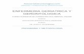 ENFERMERIA GERIATRICA Y GERONTOLOGICA · certificados están disponibles en inglés y español, en pdf y html. ...