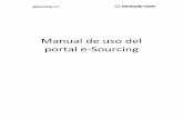Manual e-Sourcing docx - supplieronline.kcc.com · posibilidad de cambiar la misma dentro del listado de condiciones disponibles, en el caso de ser necesario. Si la condición de