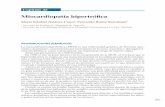 Miocardiopatía hipertrófi ca - lisandrobenmaor.comlisandrobenmaor.com/archivos/45.pdf · complianza en diástole ocasionada por la hipertrofi a y disminución de la cavidad, lo