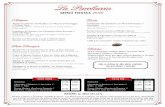 Piatti Principali Bebidas - La Parolaccia Cocina Italiana ... · Tartare di Salmone del Pacífico con Mousse di Formaggio e Caviale Nero (Tartare de salmón rosado con mousse de ...