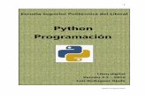 Python Programaciónprogramacion.espol.edu.ec/static/media/uploads/python_programacion... · Python es un interpretador de instrucciones muy eficiente y deacceso libre y público
