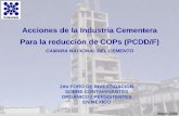Acciones de la Industria Cementera Para la reducción de ... · 3 Una Industriacomprometida por un MéxicoSustentable La industria del Cemento en México La Industria del Cemento