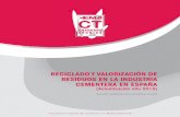 RECICLADO Y VALORIZACIÓN DE 28003, MADRID … · Fundación Laboral del Cemento y el Medio Ambiente Reciclado y valorización de residuos en la Industria Cementera en España (Actualización