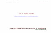 DEPARTAMENTO DE FÍSICA Y QUÍMICAfisicayquimica.iesruizgijon.es/indice/ProgrFISyQUI.pdf · Física y Química – I.E.S. Ruiz Gijón Programación 2018-19 2 CURSO2018-19 ...