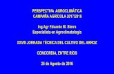 PERSPECTIVA AGROCLIMÁTICA CAMPAÑA AGRÍCOLA …proarroz.com.ar/static/...agroclimatica-2017-18-eduardo-sierra_123.pdf · PERSPECTIVA AGROCLIMÁTICA CAMPAÑA AGRÍCOLA 2017/2018
