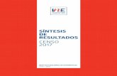 SÍNTESIS DE RESULTADOS - censo2017.cl · 4 Síntesis de resultados Censo 2017 El Censo de Población y Vivienda 2017 fue un proceso liderado por el nstituto i Nacional de Estadística