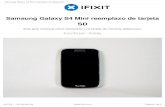 Escrito por: Arletty - ifixit-guide-pdfs.s3.amazonaws.com · Samsung Galaxy S4 Mini reemplazo de tarjeta SD Esta guía mostrará cómo reemplazar una tarjeta de memoria defectuosa.