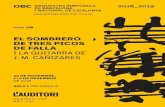 EL SOMBRERO DE TRES PICOS DE FALLA · El Concierto Mediterráneo para guitarra y orquesta a la memoria de Joaquín Rodrigo és el segon que he compost per a guitarra i orquestra,
