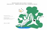 texto flora y fauna 2007 - agencias.pr.gov Ambientales... · propuesto. El estudio de flora y fauna establece la presencia de especies de flora y/o fauna listadas por agencias estatales