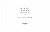 Ascendiendo al abismo - casadelasamericas.org file1 #36, 2014 Ascendiendo al abismo para flauta, clarinete, violín, violonchelo y piano 2010 Álvaro Pacheco Bascuñán (Chile, 1984)