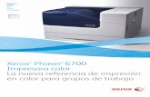 Folleto de Phaser 6700 - Impresora Láser a Color para ... filePhaser 6700 de Xerox ofrece una combinación ganadora: una calidad de imagen excepcional y una velocidad de impresión