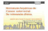 Metástasis hepáticas de Cáncer colorrectal: Su relevancia ... · Rtbl g( ) – >4 metastases – size >5cm – synchronous CRC liver metastases likely to be resectable Resectable