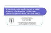 Impacto de la Hemoglobina en la salud Materna y Perinatal ...bvsper.paho.org/videosdigitales/matedu/maternidad2011/impacto_altura_gestacion.pdf · Severa Moderada Leve Normal Hb Alta