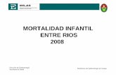 MORTALIDAD INFANTIL ENTRE RIOS 2008ecaths1.s3.amazonaws.com/orghosp/MORTALIDAD... · Dirección de Epidemiología Secretaria de Salud Residencia de Epidemiología de Campo 0 5 10