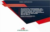 Acciones realizadas en materia - pemex.com · Acciones realizadas en materia de confiabilidad operacional, así como los resultados obtenidos durante el periodo 2012-2017