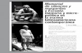 Memorial de silencios y margaritas y Escuela memoria y micro- … · 2015-02-17 · margaritas y Escuela: memoria y micro-política en ... 4 Mara Lucia Leal: Memória E(m) performance: