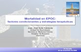 Mortalidad en EPOC - Sociedad Española de Medicina ... · Ascertainmet of cause-specific mortality in COPD: operations of the ... McGarvey LP, John M, Anderson JA, Zvarich M, Wise
