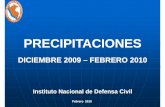Emergencias y Pronósticos 2010 (2010.02.26) 1700HRS [Modo ...sinpad.indeci.gob.pe/UploadPortalSINPAD/COEN_Noticia/Emergencias y...Colapso de canales, Activación de Brasil precipitaciones