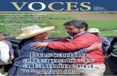 VOCES - Asociación Servicios Educativos Rurales - … 3 JULIO DE 2015 VOCES EDITORIAL D esde el año 2007, se inició en Cajamarca la elaboración de la propuesta de Zonificación
