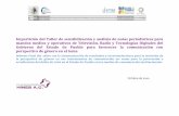 Octubre de 2012. - cedoc.inmujeres.gob.mxcedoc.inmujeres.gob.mx/ftpg/Puebla/PUE_MA4_RC_Comunic_PG_2012.pdf · ción pre‐post t taciones en Po e Capacitación ... s y operativ itales