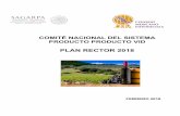 PLAN RECTOR 2018 - uvayvino.org.mxuvayvino.org.mx/docs/plan_rector_2018.pdf · condiciones de rentabilidad por eslabón y actor económico; así como los mecanismos mediatos e inmediatos