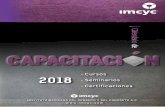 Cursos 2018 Seminarios Certificaciones - imcyc.com · Diplomado Tecnología del Concreto Módulo 9 12 h. 24 Técnico y el acabador de superficies planas de concreto 8 y 9 Diseño