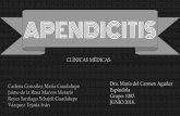 APENDICITIS - sempro2.files.wordpress.com · DEFINICIÓN Apendicitis aguda: Es la inflamación del apéndice cecal o vermiforme, que inicia la obstrucción de la luz apendicular,lo