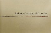 Balance hídrico del suelo - personales.upv.espersonales.upv.es/psoriano/pdf/hidro/H06_Balance_hidrico.pdf · Conceptos Balance hídrico Climodiagramas Recarga y prospección de agua