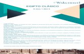 EGIPTO CLÁSICO - wakutravel.com · de Habu y los Colosos de Memnon. Por la tarde visita al templo de Luxor y el templo de Karnak. Noche a bordo. Wakutravel. Wakutravel ...
