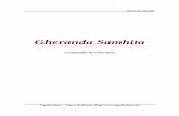 Gheranda Samhita - ashtangainfo.files.wordpress.com · Adoptar kâkî-mudra (boca en forma de pico de cuervo) e inspirar lentamente. Llenar de aire el estómago y mantenerlo allí