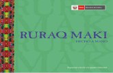 CARATULA - ruraqmaki.pe · 2 E sta nueva edición de Ruraq maki, hecho a mano, exposición-venta de arte popular tradicional, brinda un especial espacio a los co-lectivos de artistas
