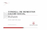 PPOINT Consell Benestar Social PLENARI 2018 · coordinant-ho amb Salut (detecció per pediatria), els serveis socials i les ludoteques. • En els casos d’infants i joves en seguiment
