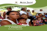 Desplazamiento y Pobreza en Colombia - acnur.org · Mapa conceptual de la política de prevención y atención al desplazamiento Gráfica 2. Población caracterizada vs RUPD por año