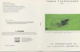 La inmigración en la Valencia actual - anubar.com · TEMAS VALENCIANOS, escritos bajo la direcció dne Mª. DESAMPARADOS CABANES PECOURT, y bajo la responsabilida científicd dae
