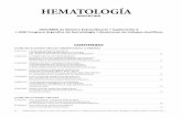 HEMATOLOGÍA - sah.org.ar · de celulas hematopoyeticas en pediatria 31 o-038(123) nueva asociaciÓn de drogas para el trasplante autologo de cÉlulas progenitoras hematopoyÉticas