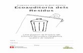 Dossier alumne ecoauditoria dels residus - blocs.xtec.cat · Ecoauditoria dels residus Fitxa 1 i 2 5 Situació contenidors del centre # Per grups, realitzarem una investigació sobre